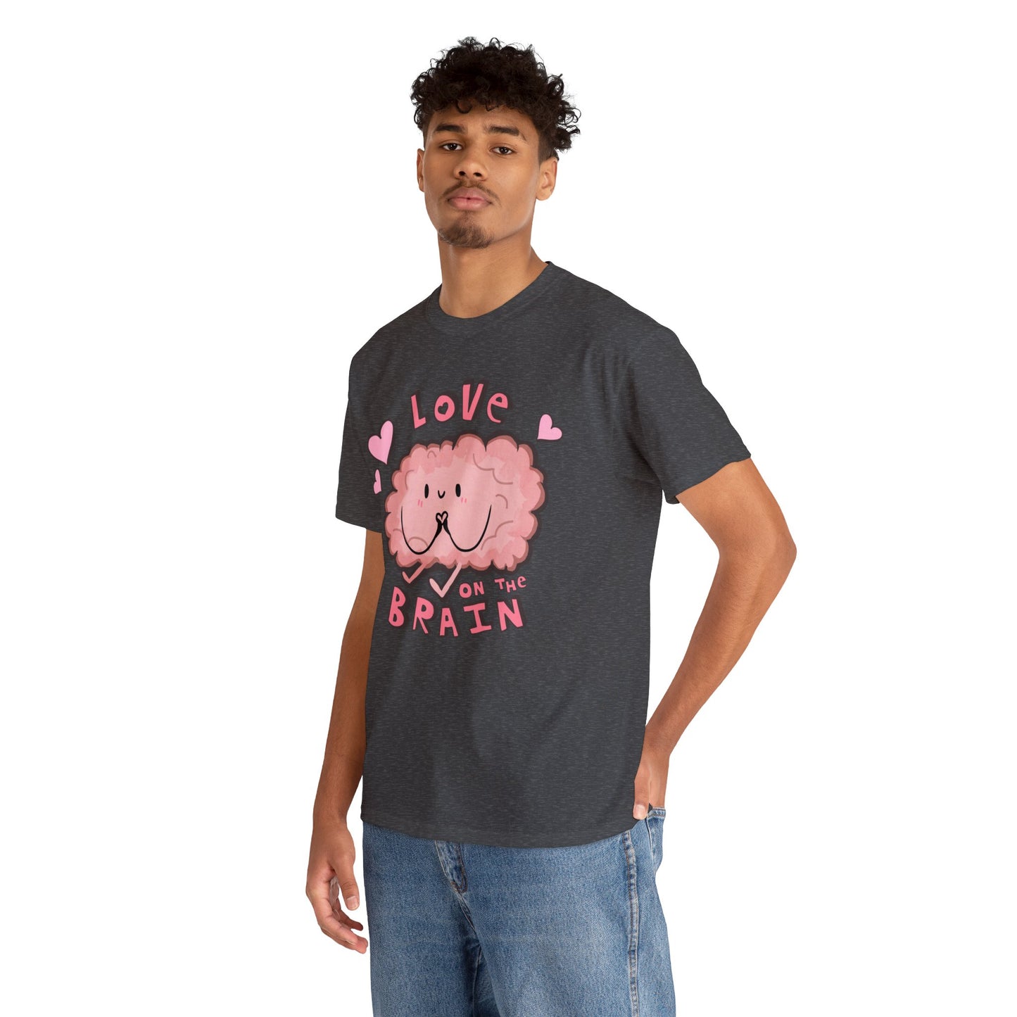 Brain Love Unisex Heavy Cotton Tee