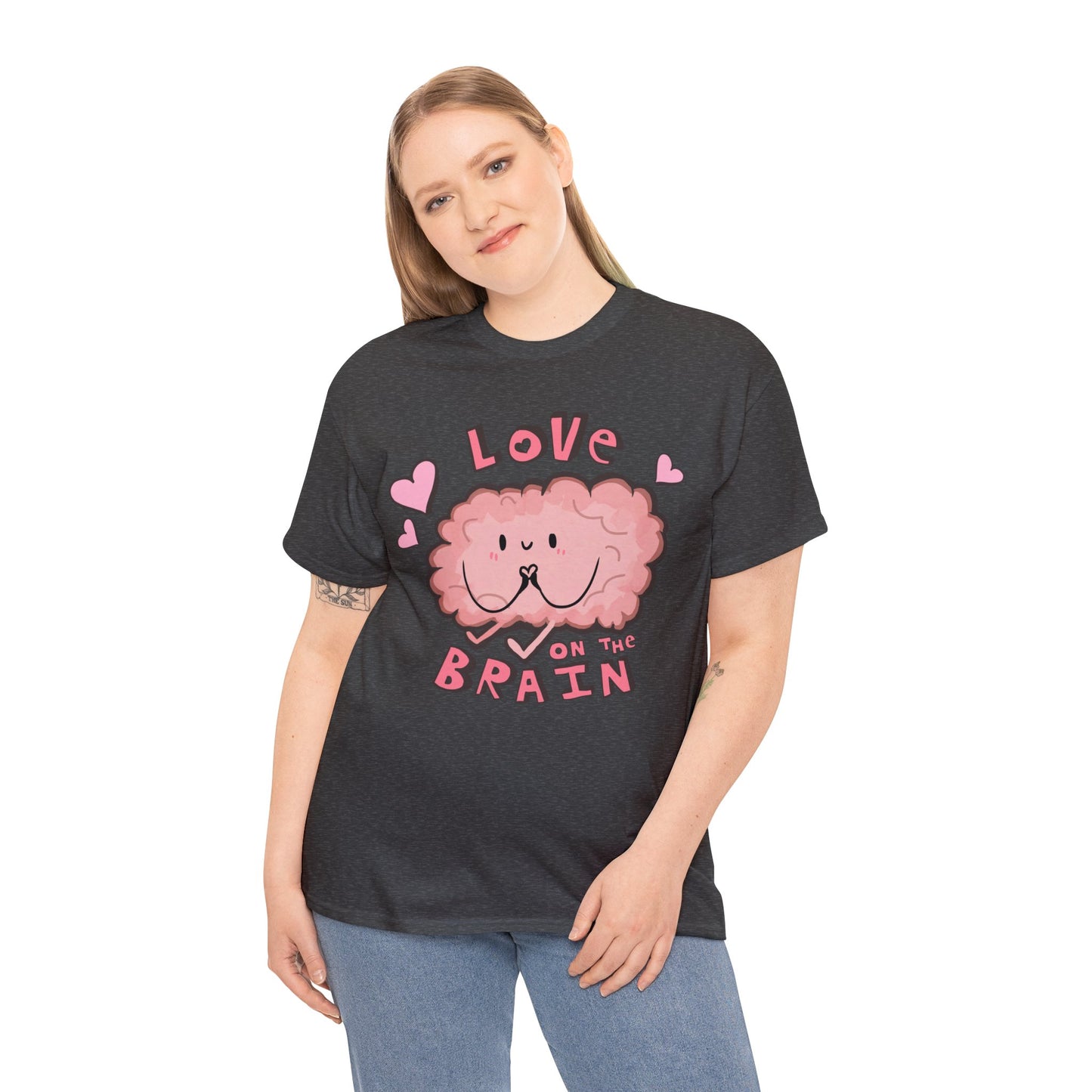 Brain Love Unisex Heavy Cotton Tee