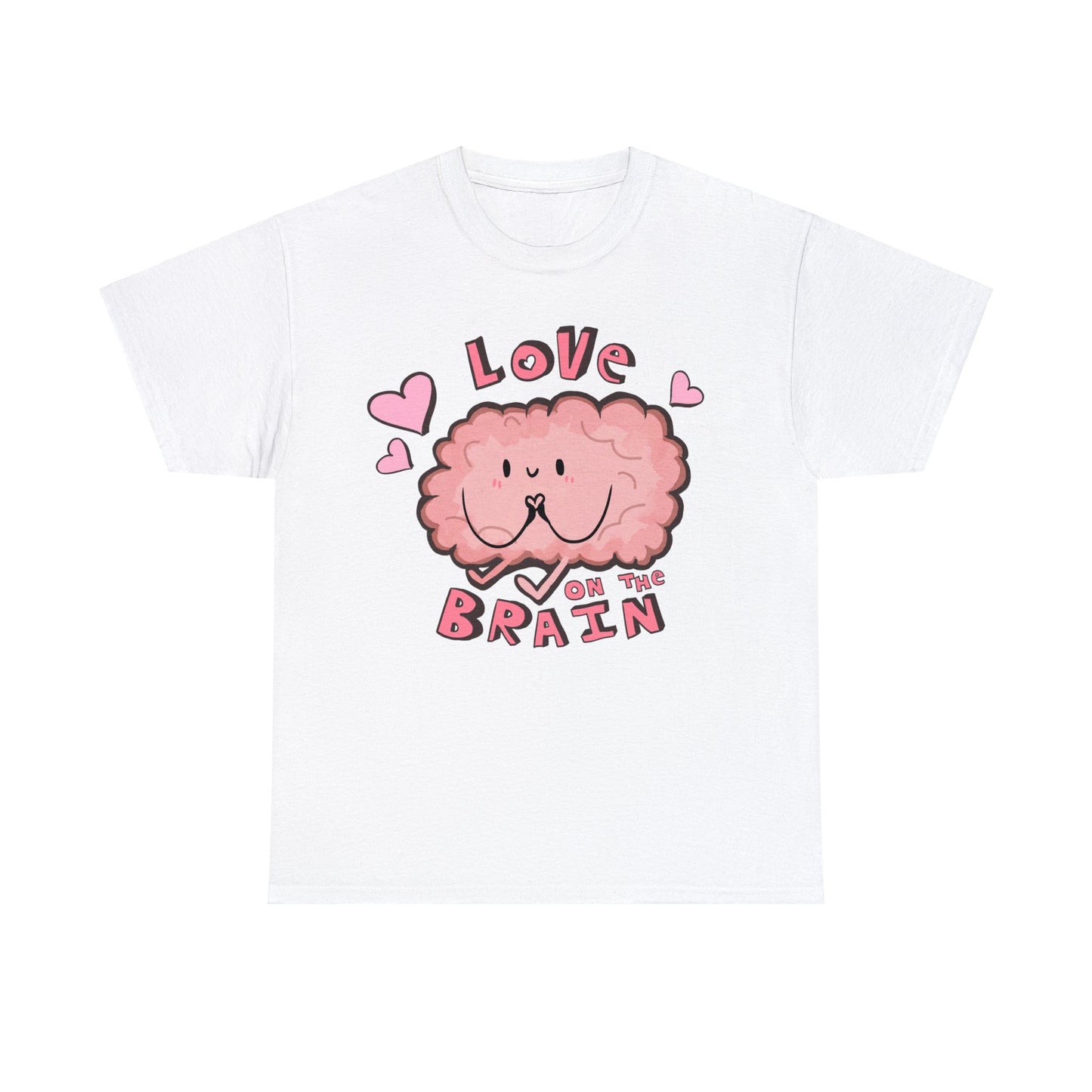 Brain Love Unisex Heavy Cotton Tee