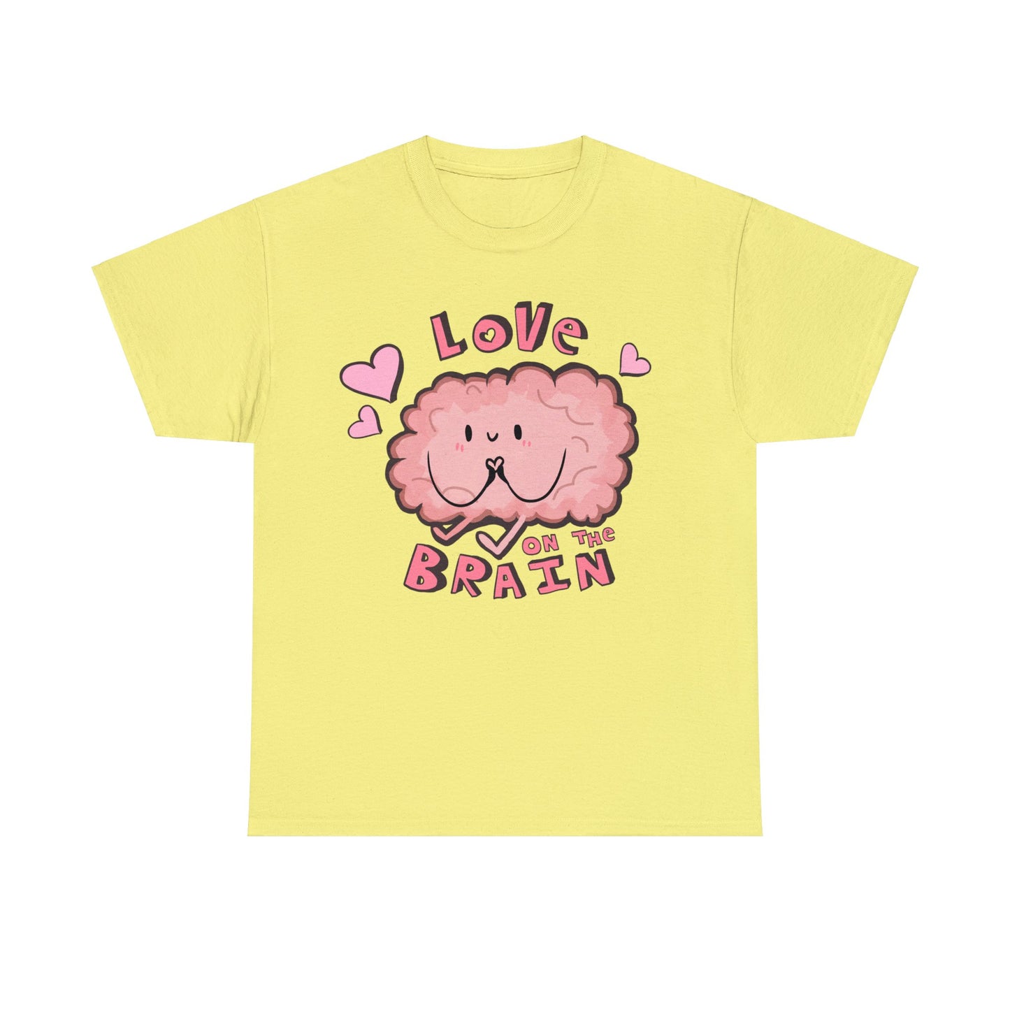 Brain Love Unisex Heavy Cotton Tee