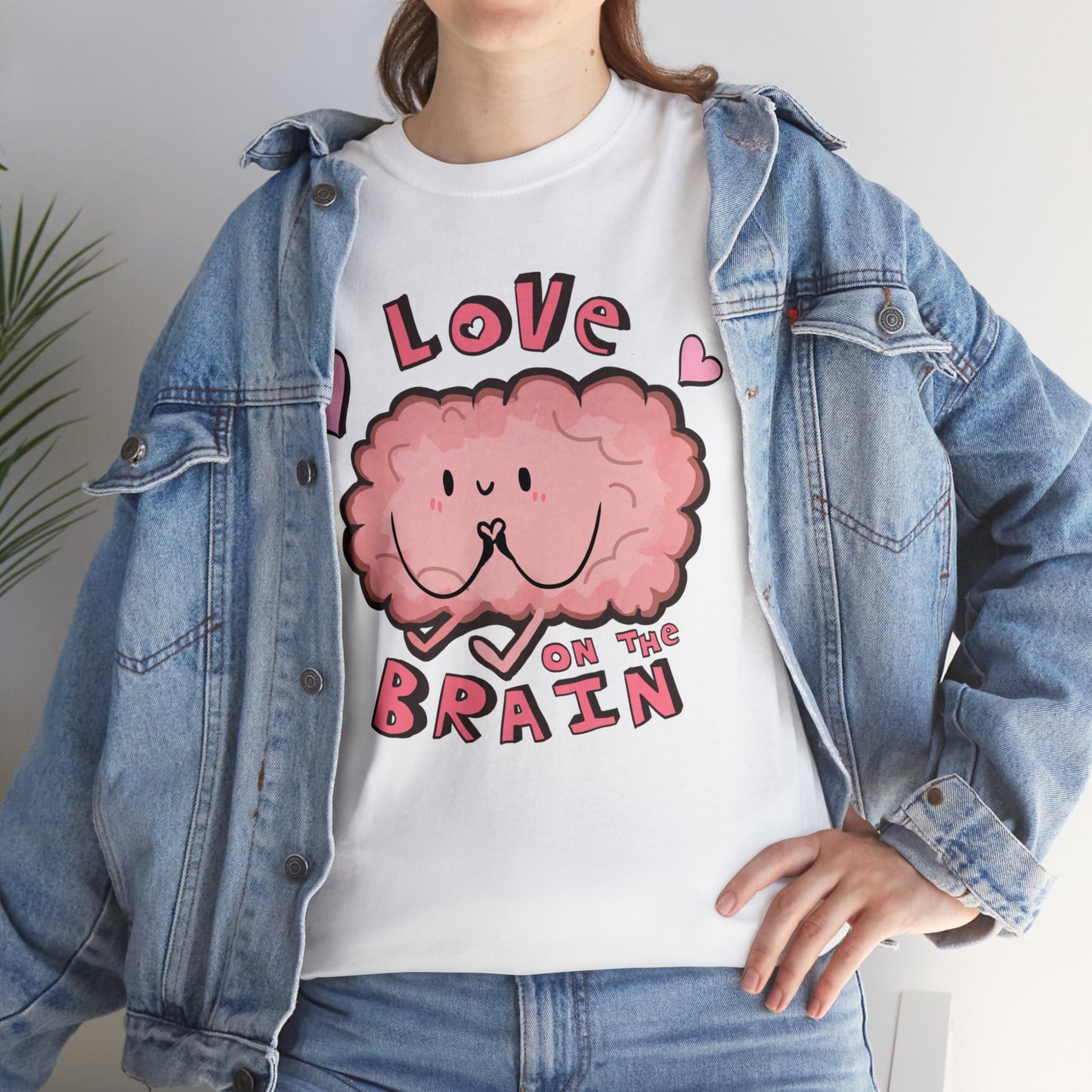 Brain Love Unisex Heavy Cotton Tee