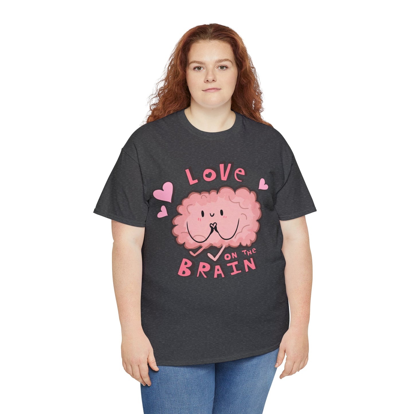 Brain Love Unisex Heavy Cotton Tee