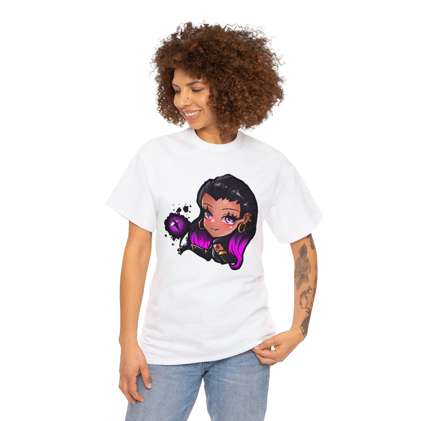 Reyna Chibi Unisex Heavy Cotton Tee