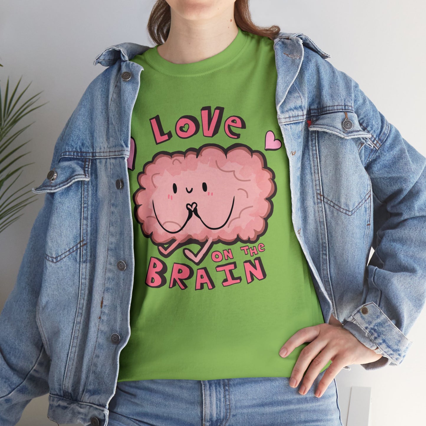 Brain Love Unisex Heavy Cotton Tee