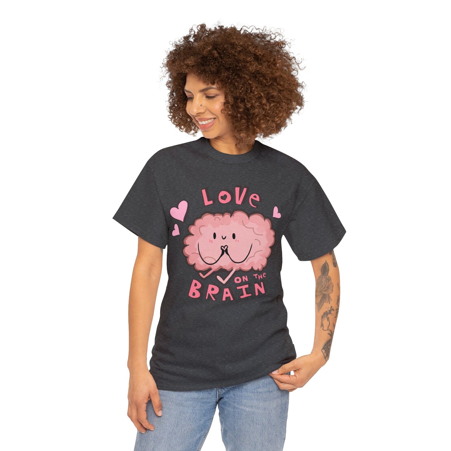 Brain Love Unisex Heavy Cotton Tee