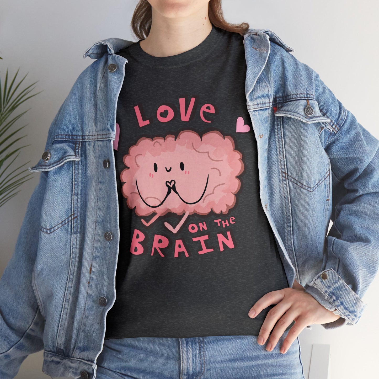 Brain Love Unisex Heavy Cotton Tee