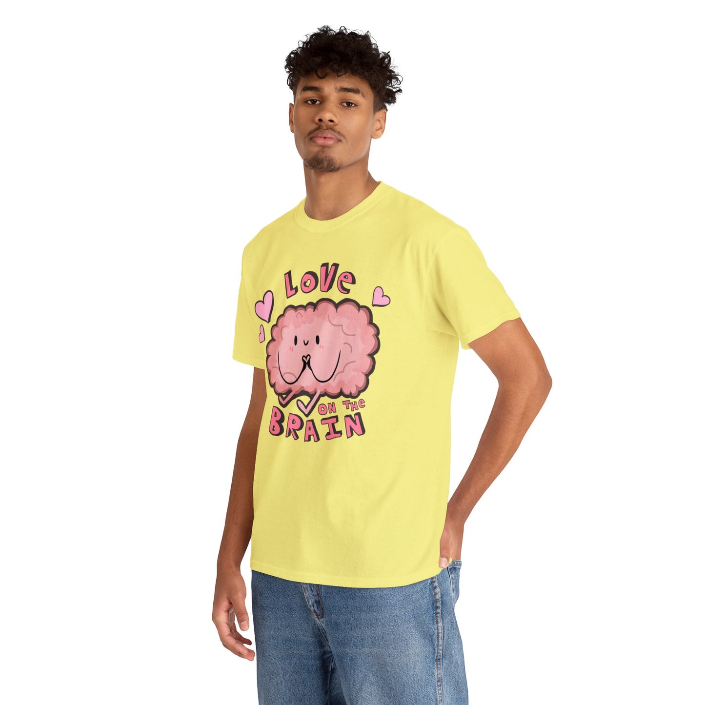 Brain Love Unisex Heavy Cotton Tee