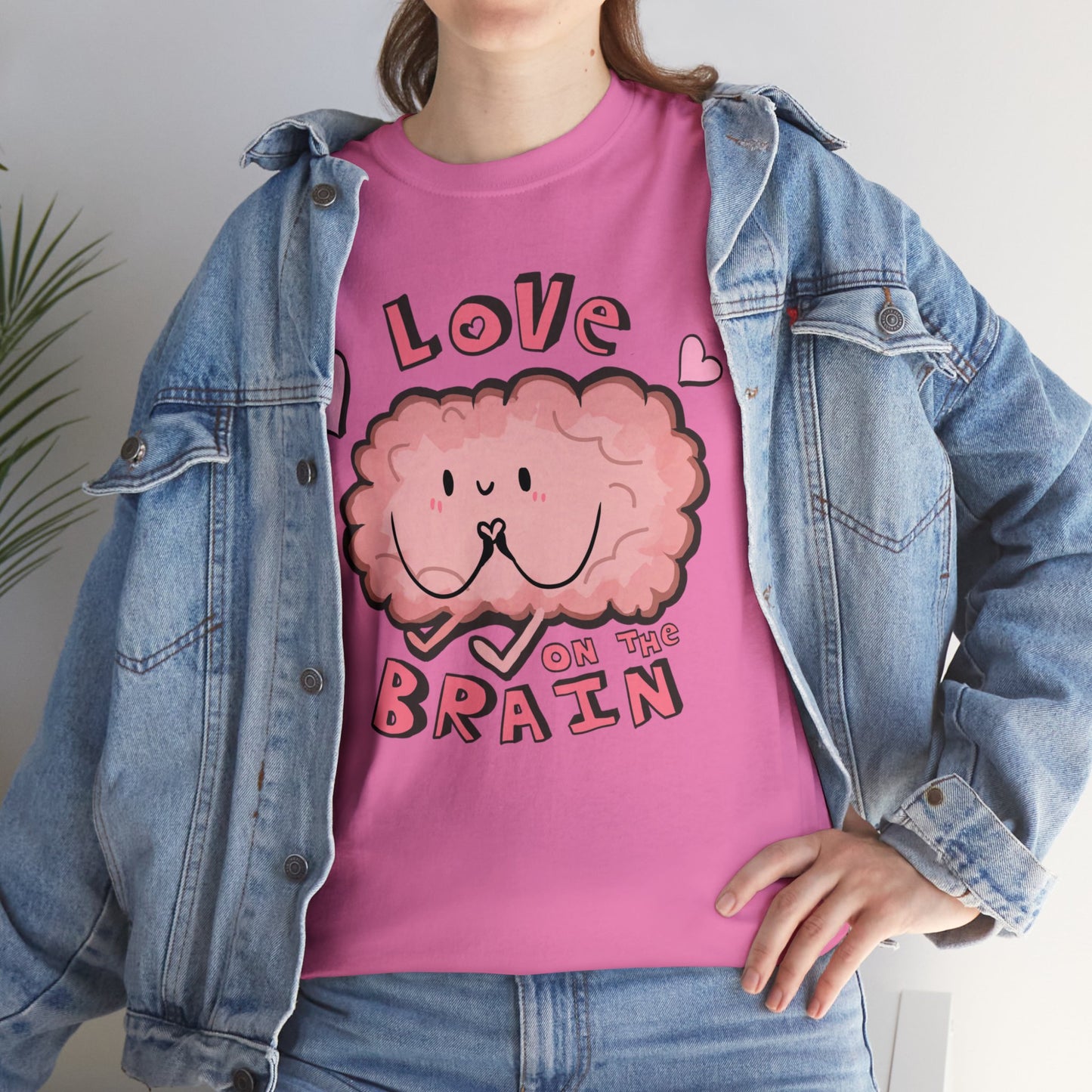 Brain Love Unisex Heavy Cotton Tee