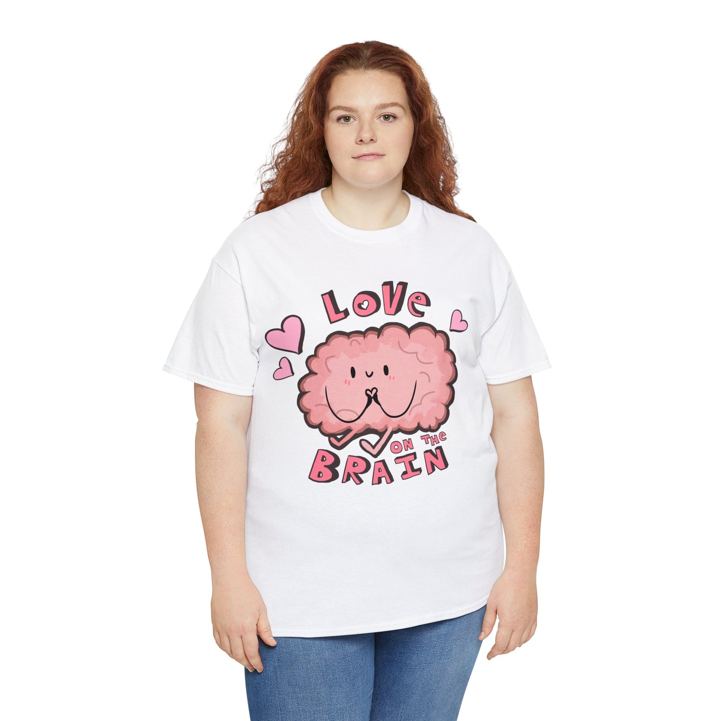 Brain Love Unisex Heavy Cotton Tee