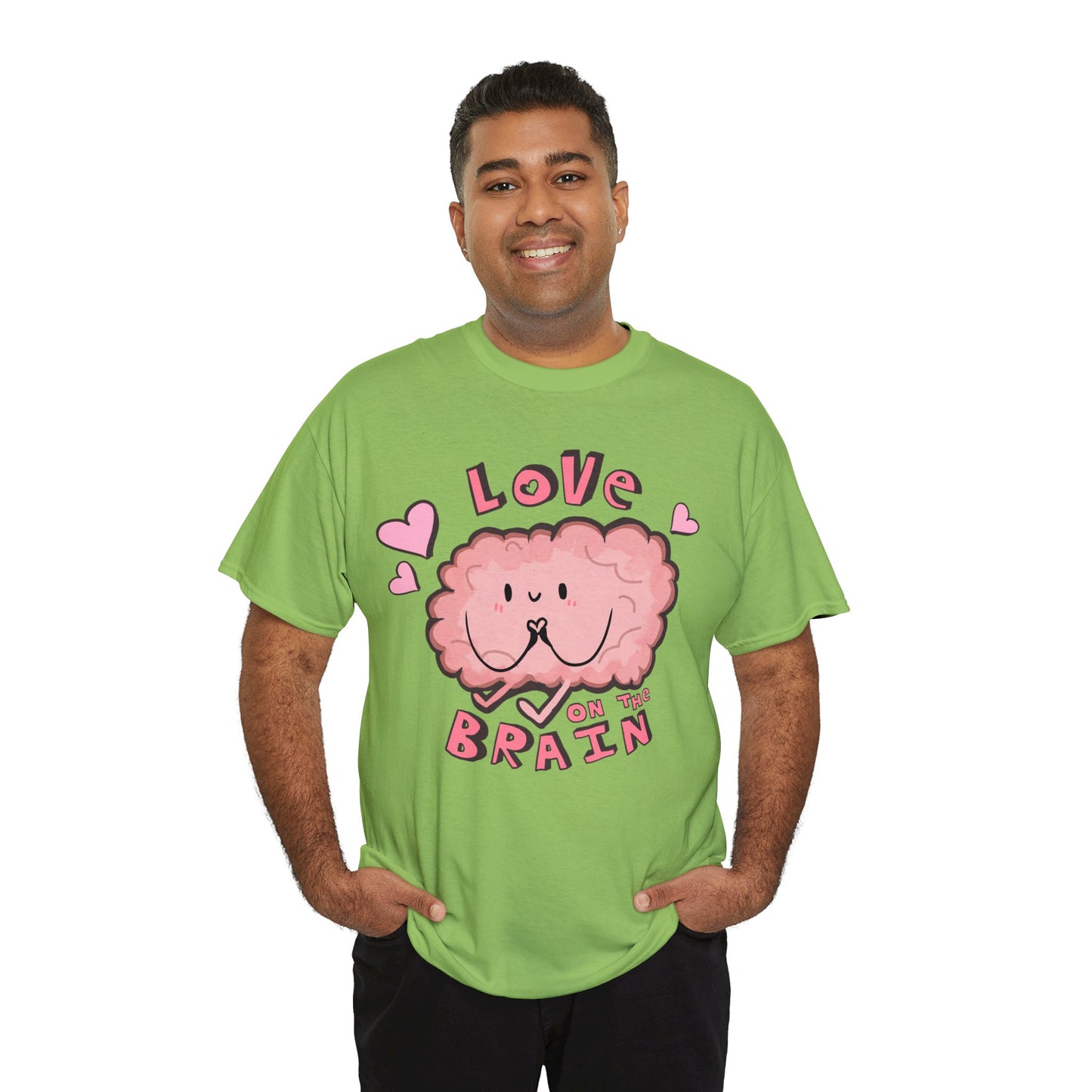 Brain Love Unisex Heavy Cotton Tee