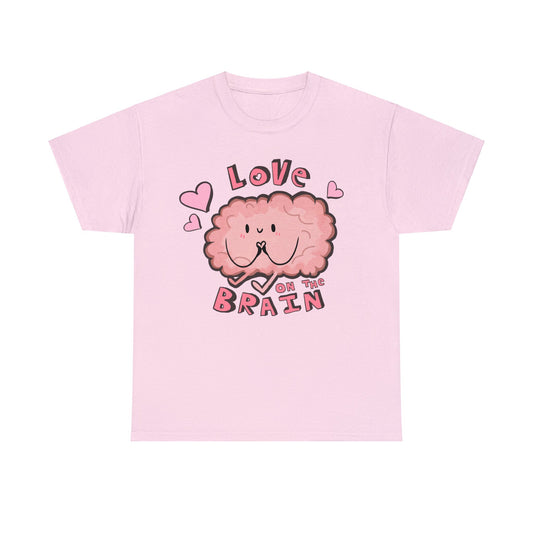 Brain Love Unisex Heavy Cotton Tee