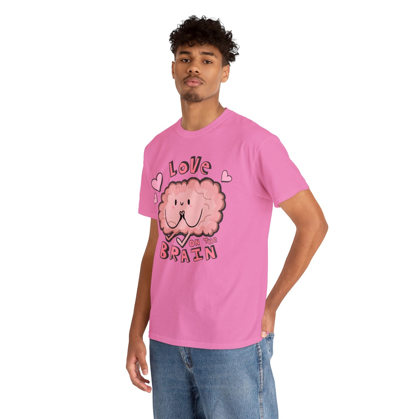 Brain Love Unisex Heavy Cotton Tee