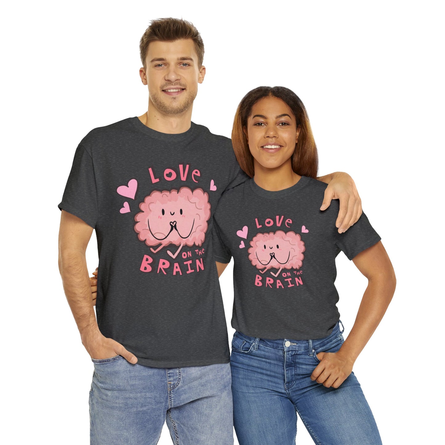 Brain Love Unisex Heavy Cotton Tee