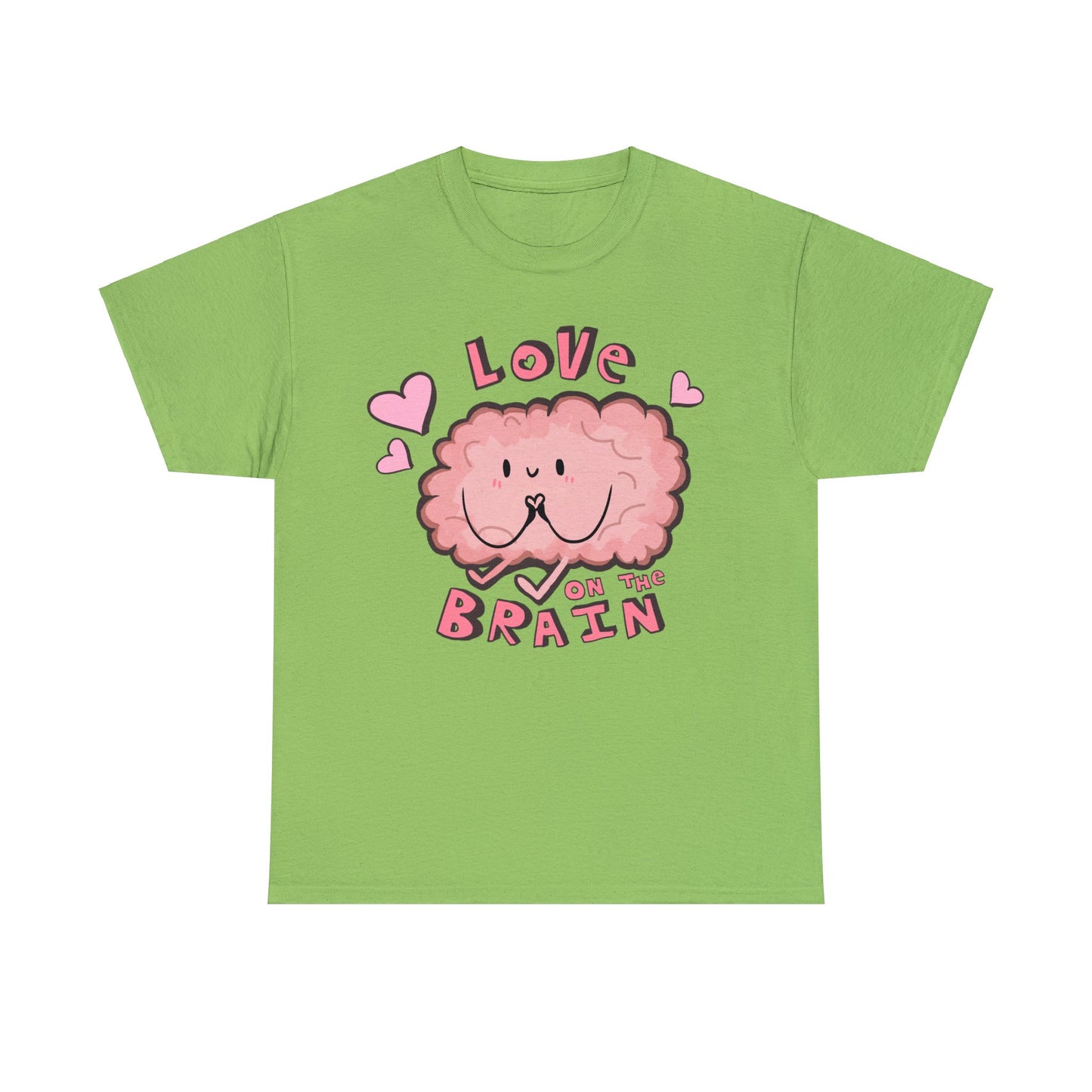 Brain Love Unisex Heavy Cotton Tee