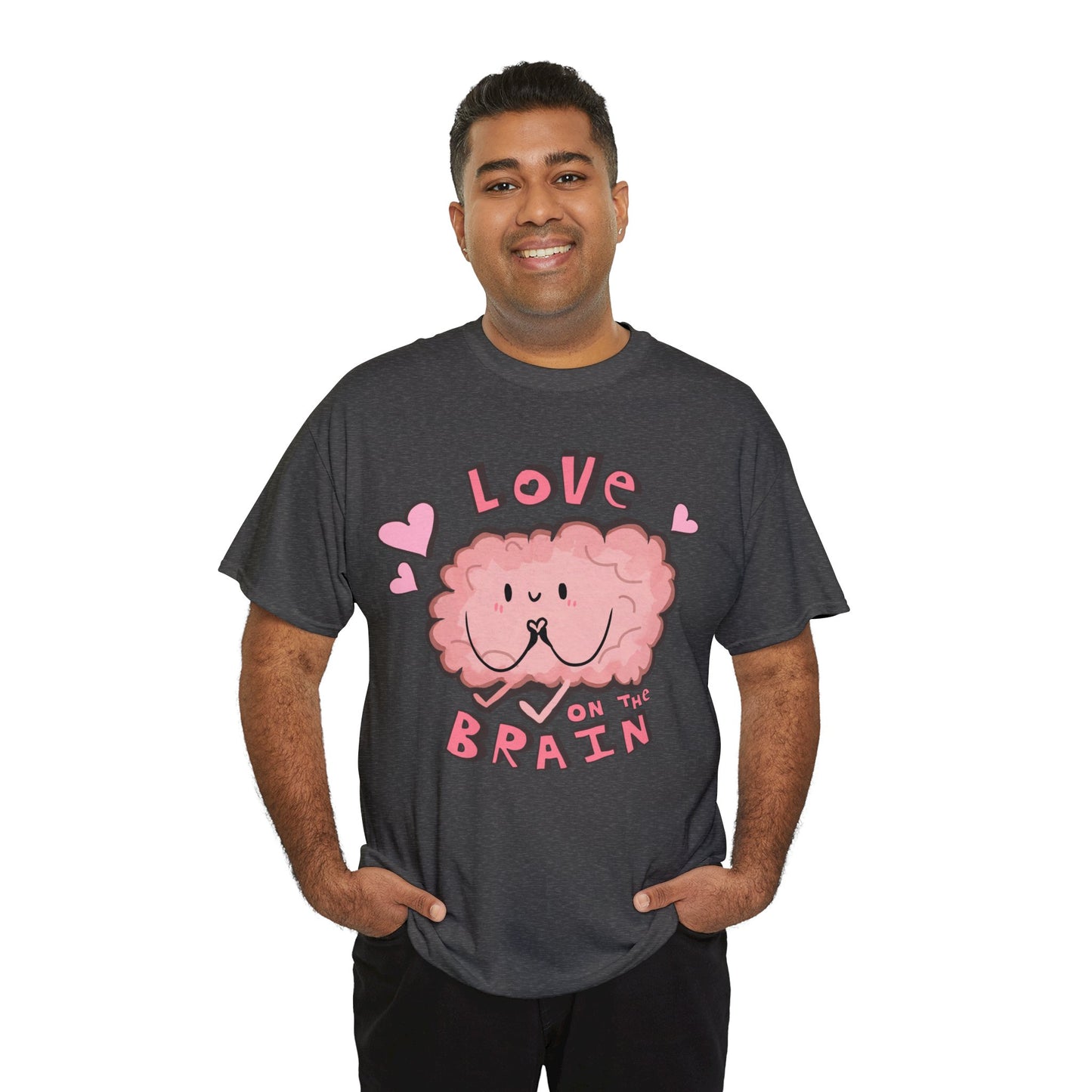 Brain Love Unisex Heavy Cotton Tee